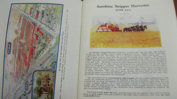 Reprint - Sunshine Massey Harris Catalogue .