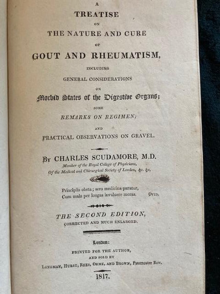 1817 - The Nature and Cure of Gout & Rheumatism