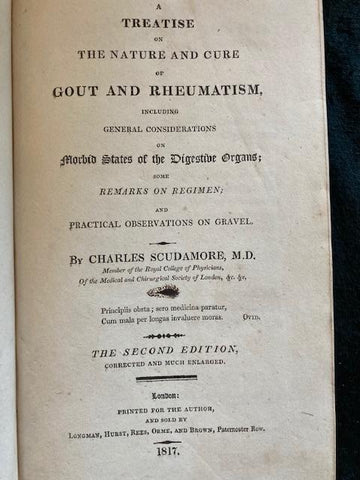 1817 - The Nature and Cure of Gout & Rheumatism