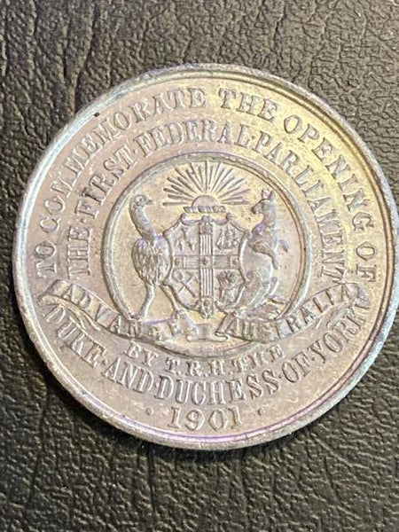 1901 - First Federal Parliament Opening Sample Medallion
