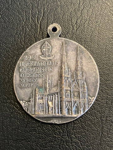 1928 -  Sydney International Eucharistic Congress Medal