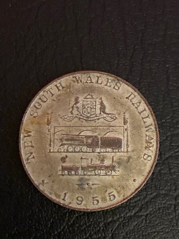 1955 - Centenary of NSW Railways Medalet