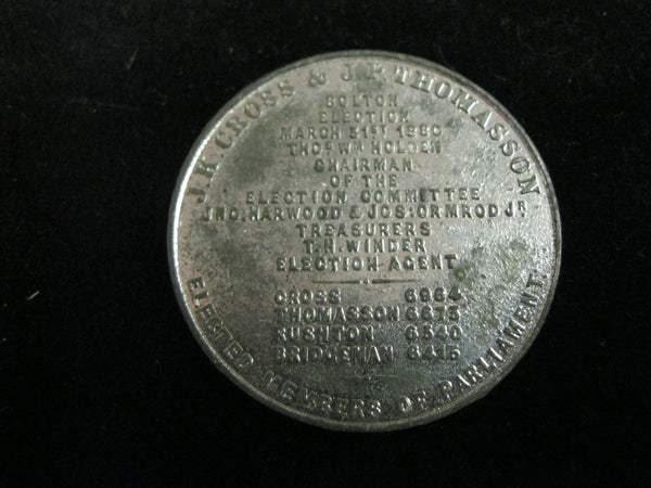 1880 - Bolton Liberal Association Medallion