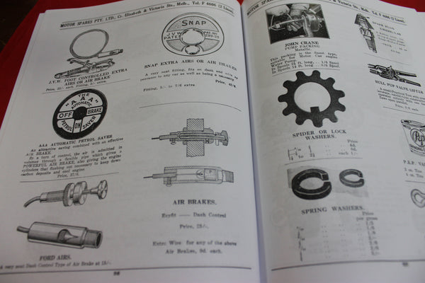 Automotive Spare Parts and Accessories Catalogue - 1929