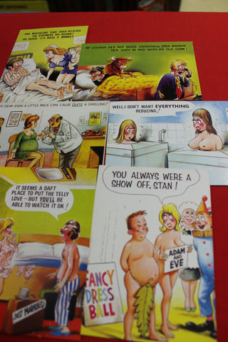 6 - Humorous Post Cards