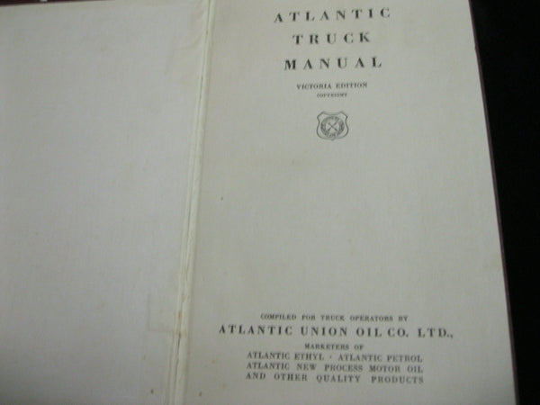 Atlantic Truck Manual For Victoria