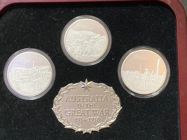 Australia in the Great War Medallion Set