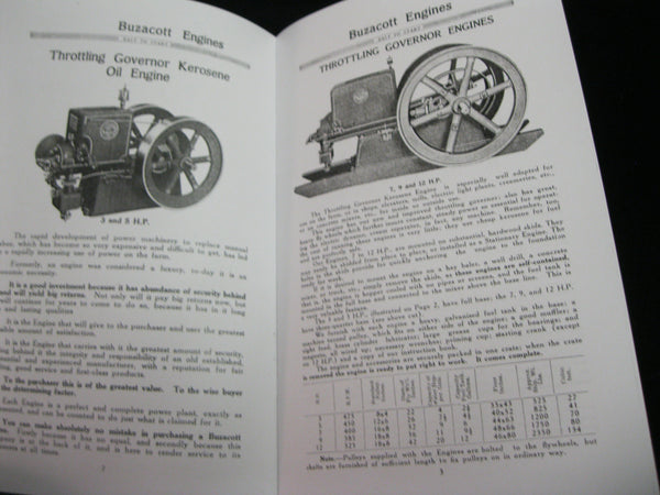 Buzacott Engines Catalogue