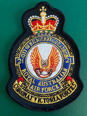 RAAF 21 City of Melbourne Squadron Patch