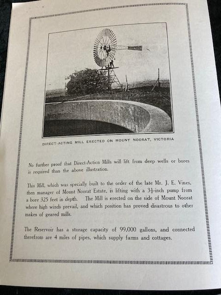 Fuller Windmill Leaflet