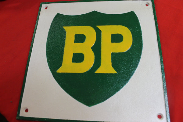 Cast iron BP Sign