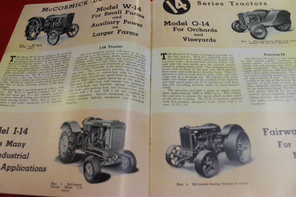 McCormick - Deering Tractors Catalogue