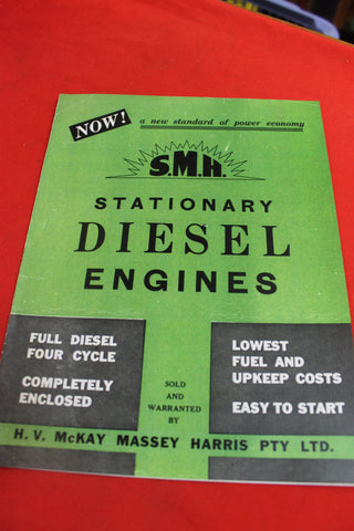 SMH Stationary Diesel Engines Pamphlet