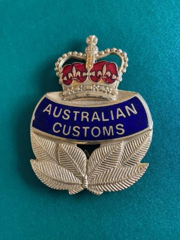 1982 - Australian Customs Hat Badge