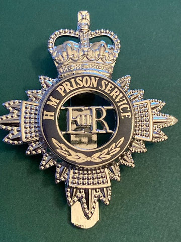 HM Prison Service Enamel Cap Badge