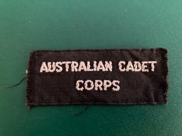 Australian Cadet Corps Cloth Title