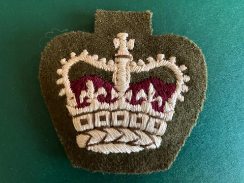 British Officer's Crown Rank Patch