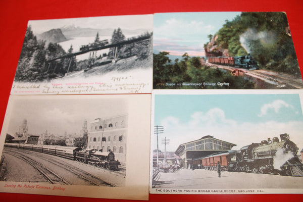 4 - Assorted Train Cards