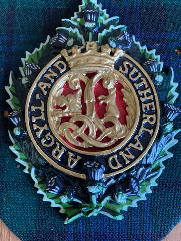 Argyll and Sutherland Wall Plaque