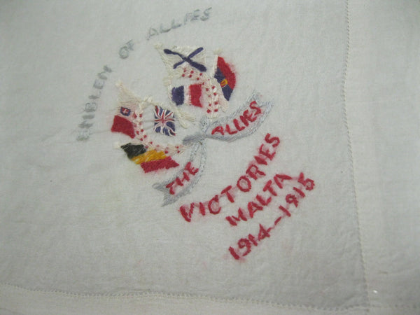 WW1 Silk Handkerchief