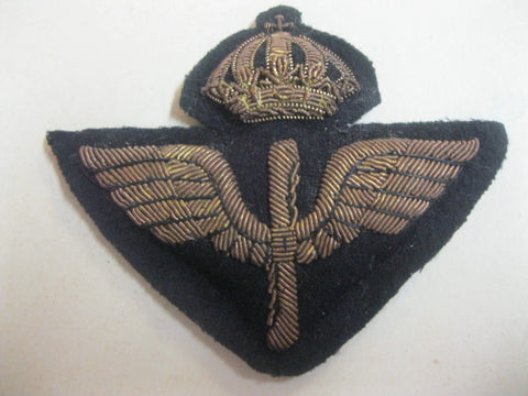 Belgium Officer's Bullion Cap Patch