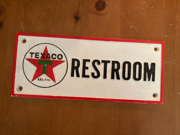 Texaco - Restroom Sign