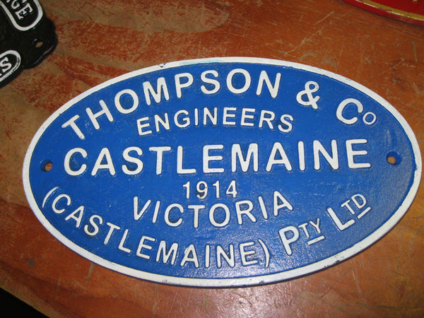Railway Cast Iron Plaque