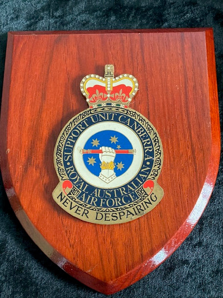 RAAF - Support Unit Canberra Wall Plaque