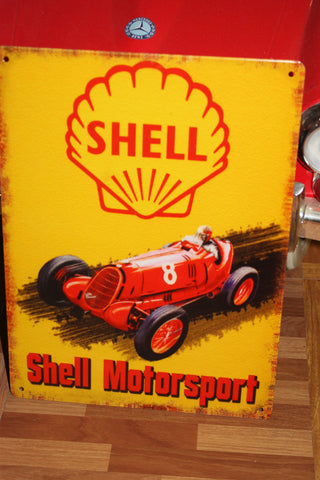 Tin - Shell Motorsport Sign