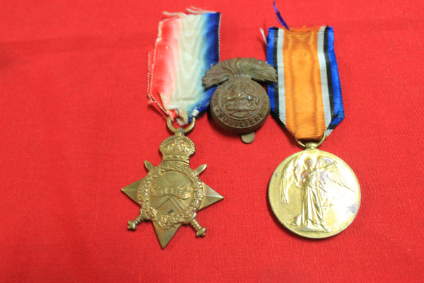 WW1 - 1914-15 Star & Victory Medal