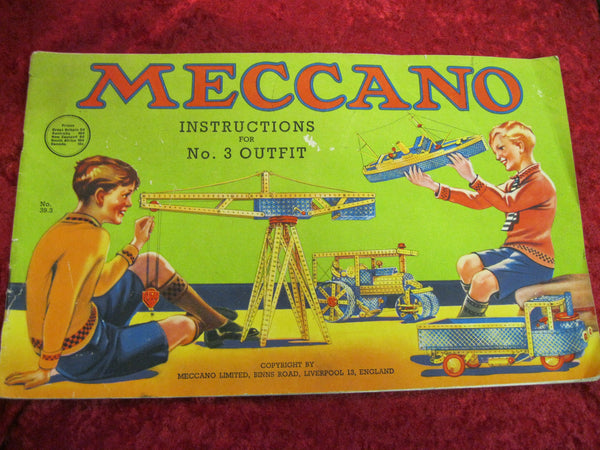 1930's - Meccano Instruction Manual
