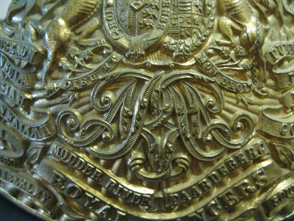 1908 - Royal Lancers Shako Helmet Plate