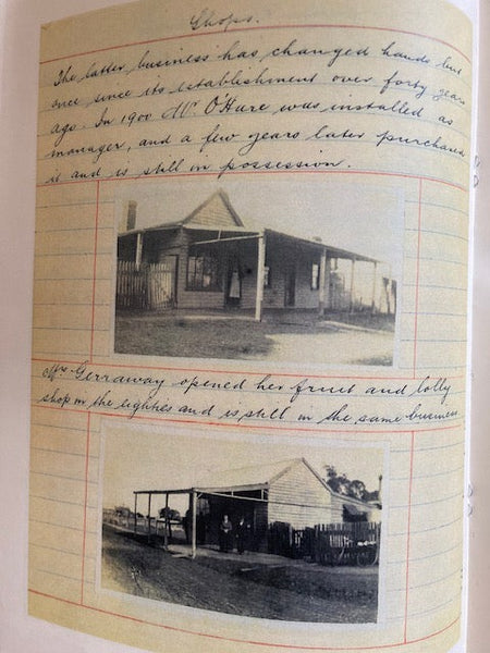 History of Toongabbie Gippsland - 1922