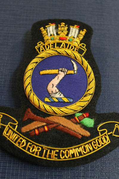 HMAS Adelaide Bullion Badge