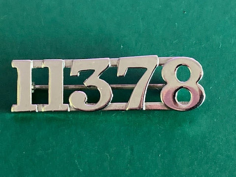 Railways Numeral  Number Badge