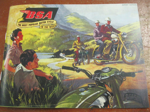 Private Reprint of the 1956 BSA Catalogue .