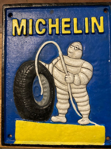 Michelin Cast Iron Sign