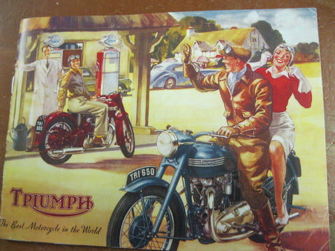 Private Reprint of the 1951 Triumph Catalogue.