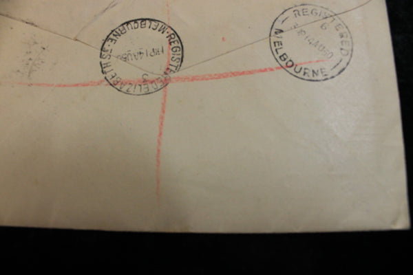 1950 - New 8 1/2 Penny Stamp Cover