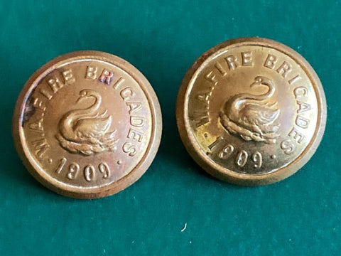 1920's - WA Fire Brigade Brass Buttons