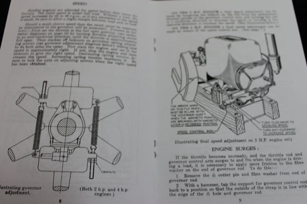 Sundial Petrol Engines Instruction Book