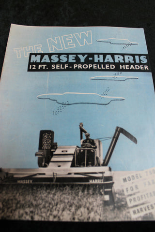 The New Massey - Harris Header Pamphlet