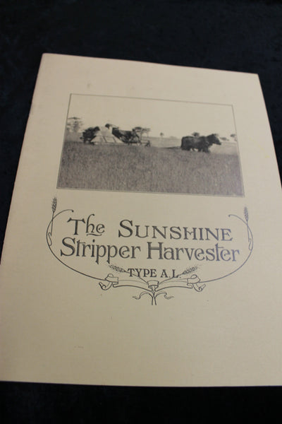The Sunshine Stripper Harvester Catalogue
