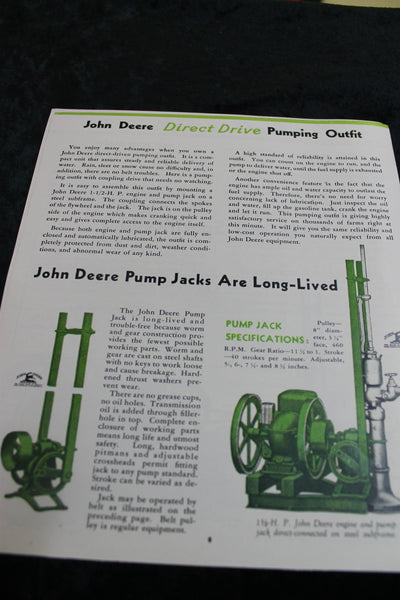 John Deere Gasoline Engines Pamphlet