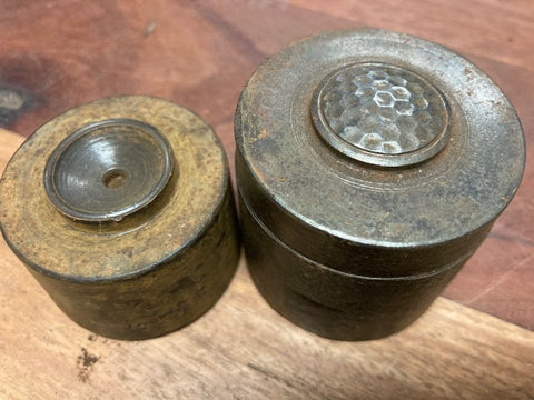 Pair of Vintage Button Dies