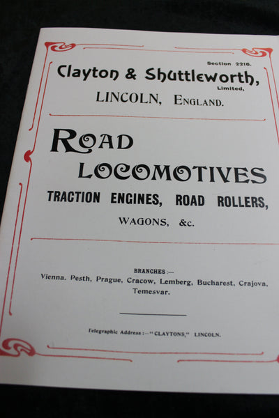 Clayton & Shuttleworth Road Locomotives