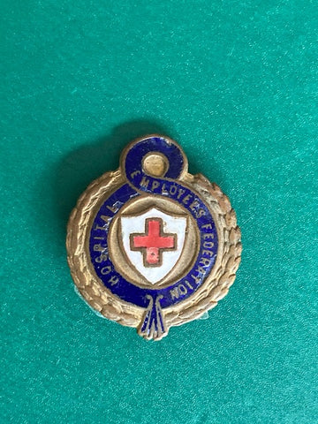 Hospital Employes Federation Enamel Badge