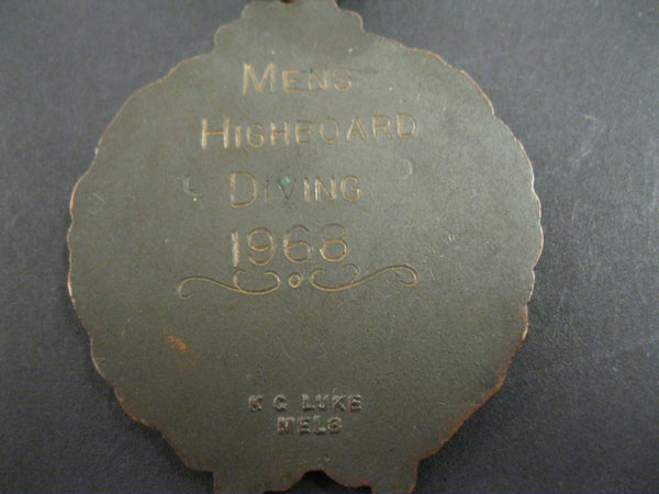 1968 - Victorian Diving Medal.