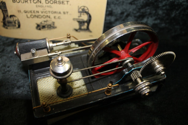 Vintage Model Horizontal Steam Engine