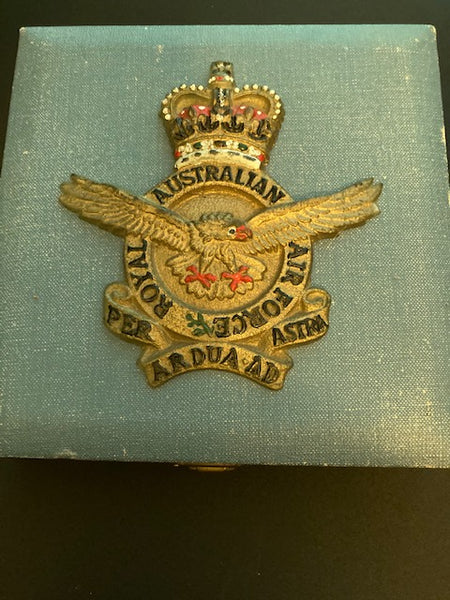 Vintage RAAF Box of Badges